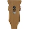 Ekena Millwork 3"W x 1 3/4"D x 6"H Extra Small Acanthus Pilaster Wood Corbel, Cherry CORW03X02X06PACH - alternate 4